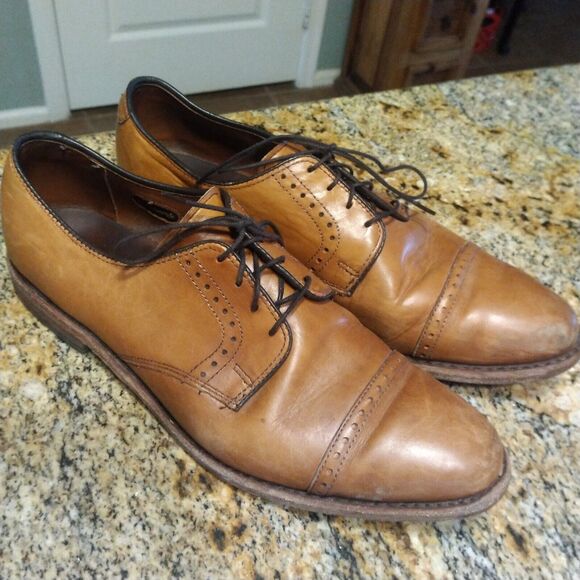 Allen Edmonds Clifton Mens Dress Shoes Chestnut Brown Leather Size 9.5 D US - Picture 6 of 13